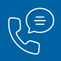 Symbol für Telefonsupport