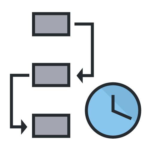 Workflow process with time management