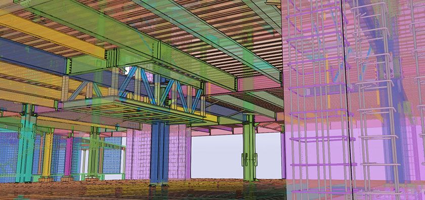 Edificio Vivo construido con Tekla