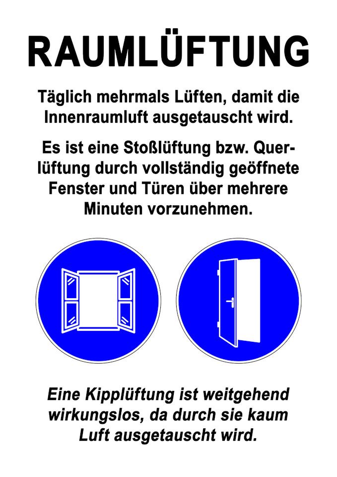 Raumlüftung: Vor allem in milden Klimazonen kann die natürliche Querlüftung als Alternative zu mechanischen Lüftungssystemen