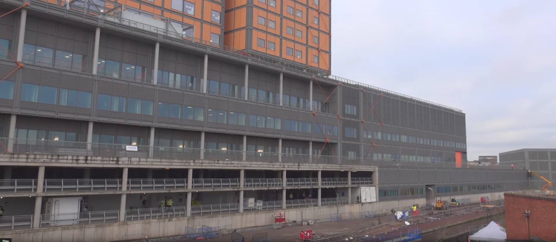 Midland Metropolitan University Hospital under construction.