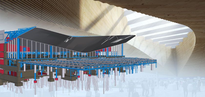 Grasshopper drives "automatic" geometry creation inside Tekla products