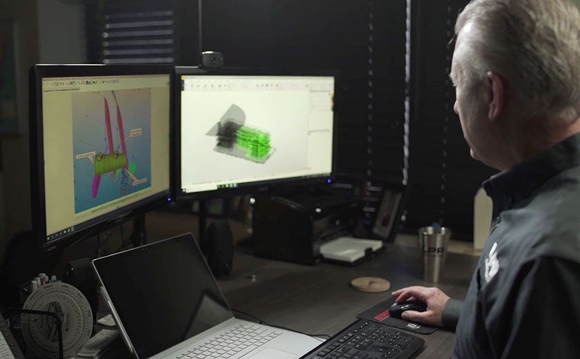 The preconstruction engineers at LPR Construction use Tekla Structures for sequencing their work.