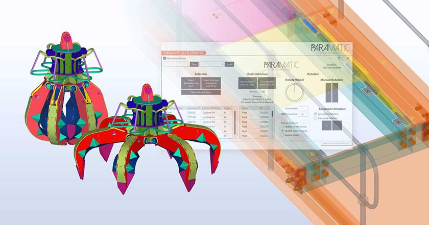 Paramatic designs on top of Tekla Structures