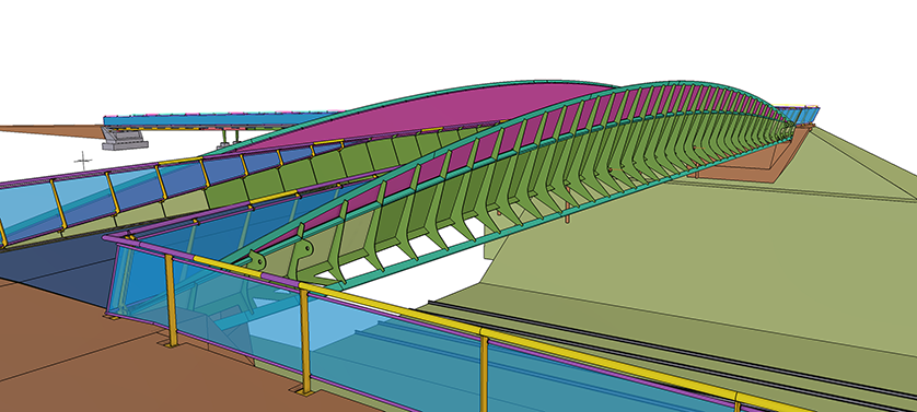Trimble Construction Awards - OMS, Passerelle de l'Hermitage