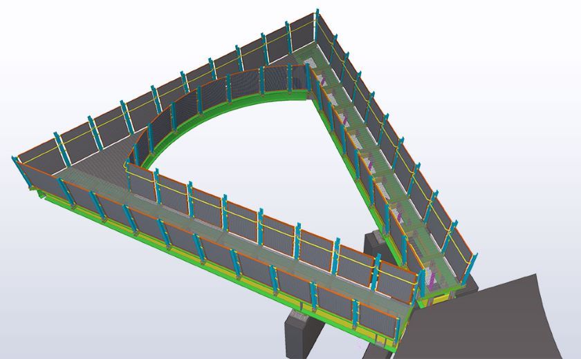 By using Tekla Structures the were sure the model was 100% accurate