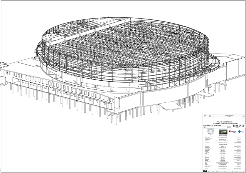 Trimble Construction Awards - Baudin Chateauneuf, Palais des sports de Caen la Mer