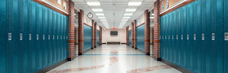 School Hallway
