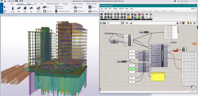 Grasshopper can generate real-time feedback on the performance of the design