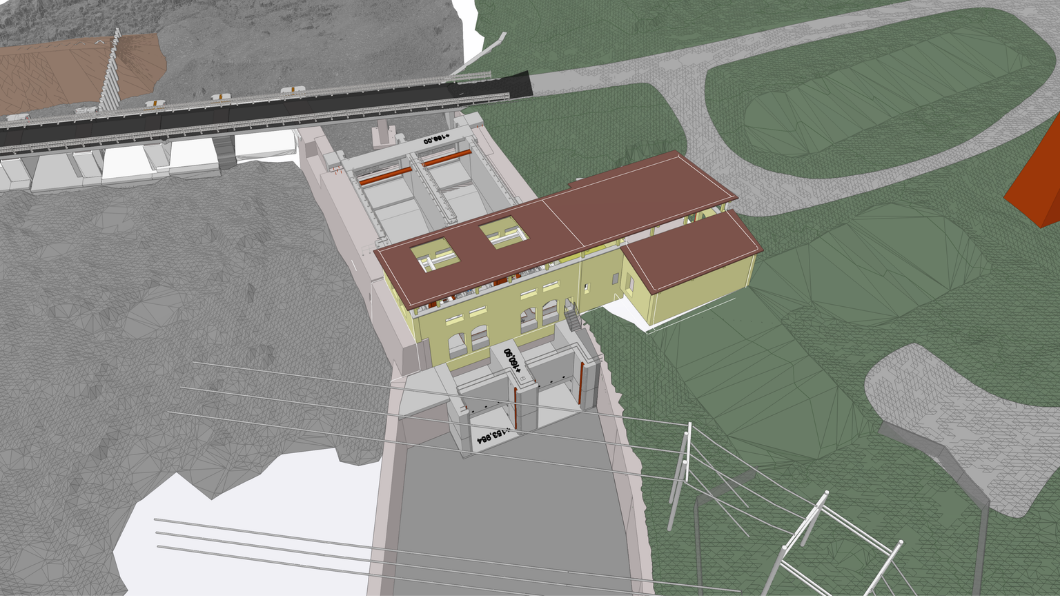 View of a complex BIM model in Trimble Connect, used for real-time coordination.