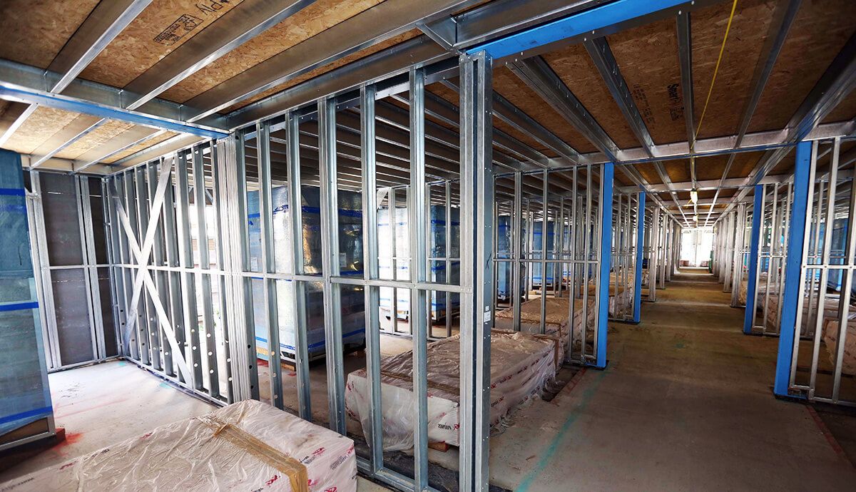 Thank to the Tekla model, the production was very lean, and the model helped reduce waste