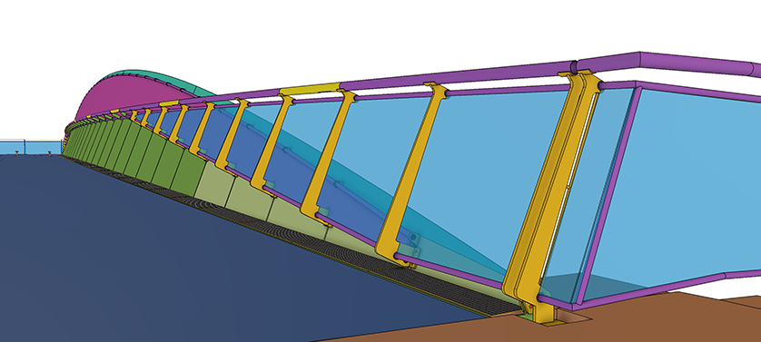 Trimble Construction Awards - OMS, Passerelle de l'Hermitage
