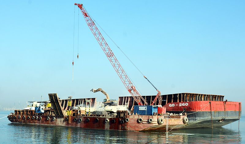 Trimble Marine Construction - Scientific Center Expansion