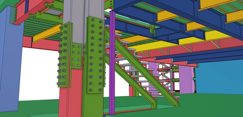 Edificio Vivo construido con Tekla