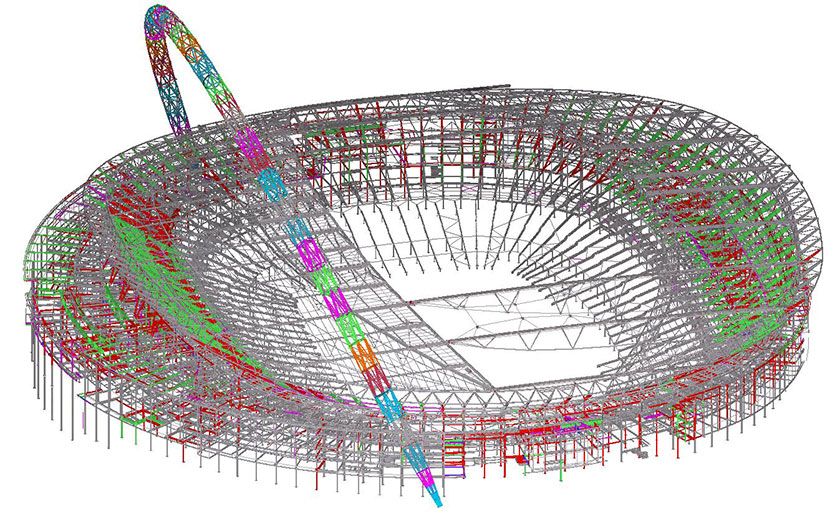 Wembley stadium model