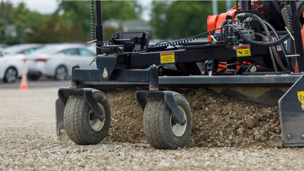skid steer working