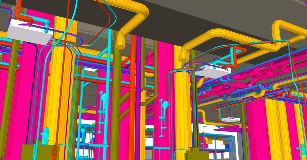 Tekla model details in the Tripla project