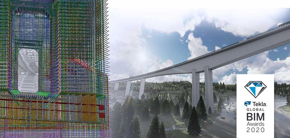 Randselva-Brücke: Gewinner der Tekla Global BIM Awards 2020