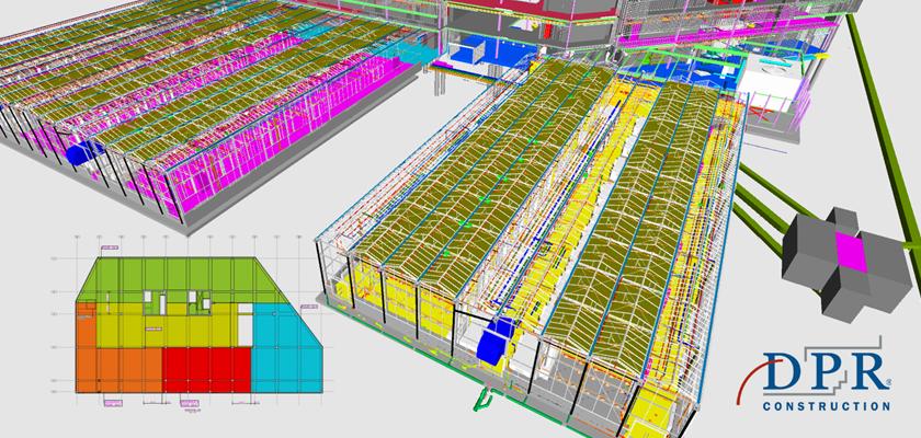 DPR Construction uses Tekla Structures from bid to pouring