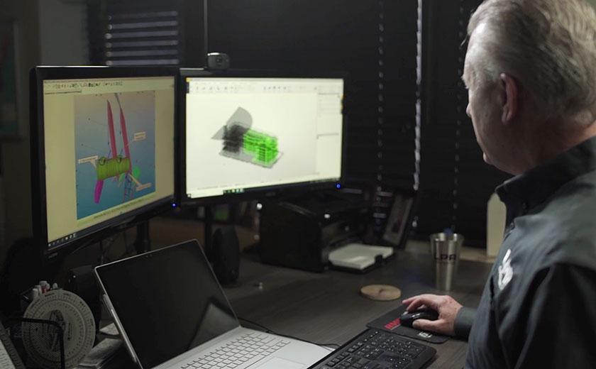 The preconstruction engineers at LPR Construction use Tekla Structures for sequencing their work.
