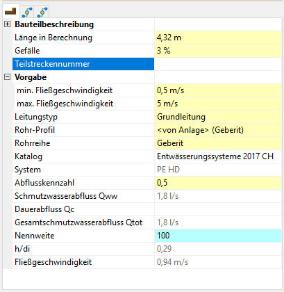 entwässerungs-berechnung