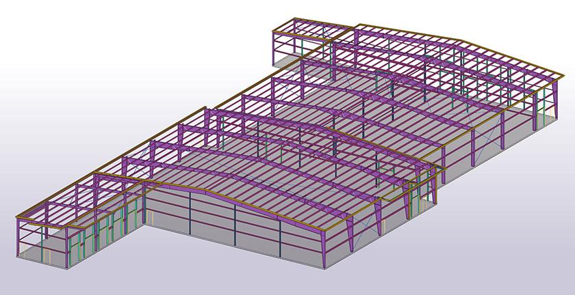 Tekla Structures brings benefits to more complex metal buildings