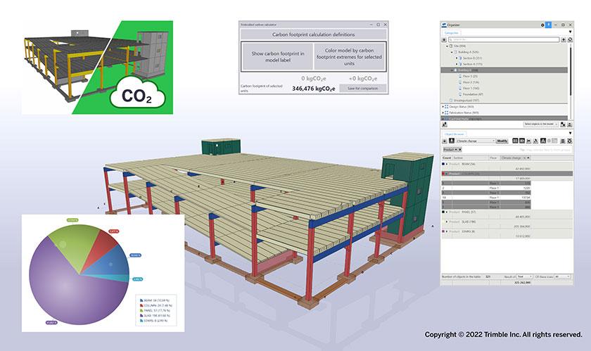 Tekla embodied carbon calculators