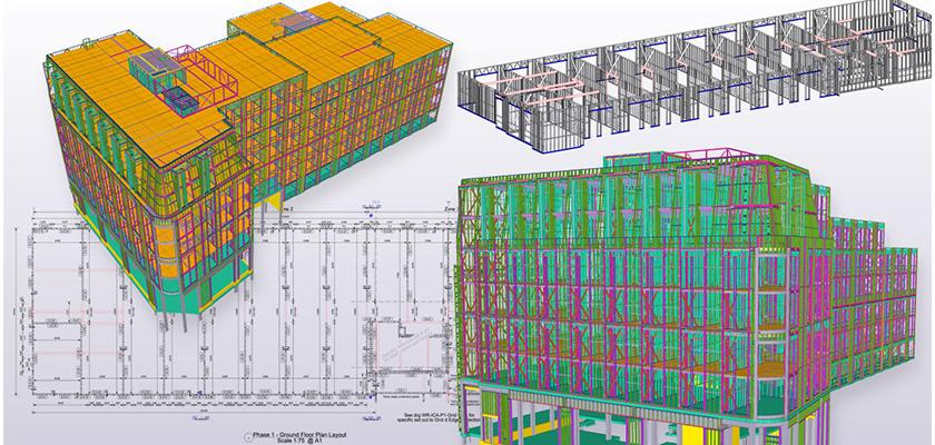 Vita Student Westgate BIM Model - Tekla Structures