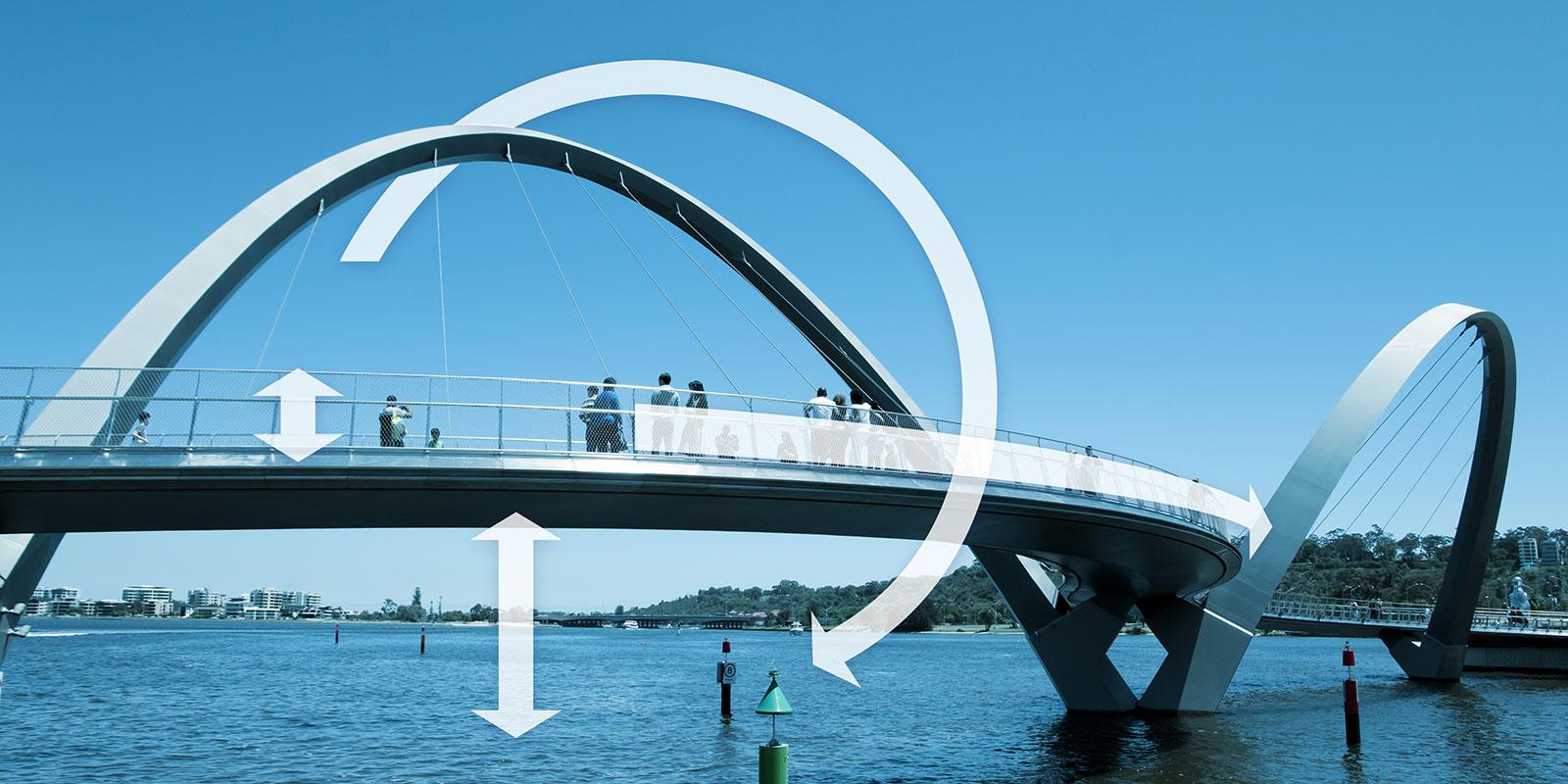 A complex bridge made possible by parametric design