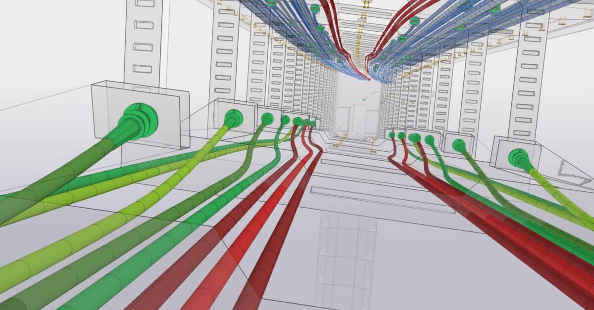 Randselva-Brücke: Modell in Tekla Structures