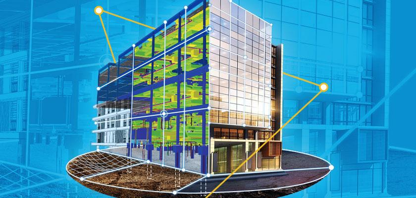 Constructible building information model of a building