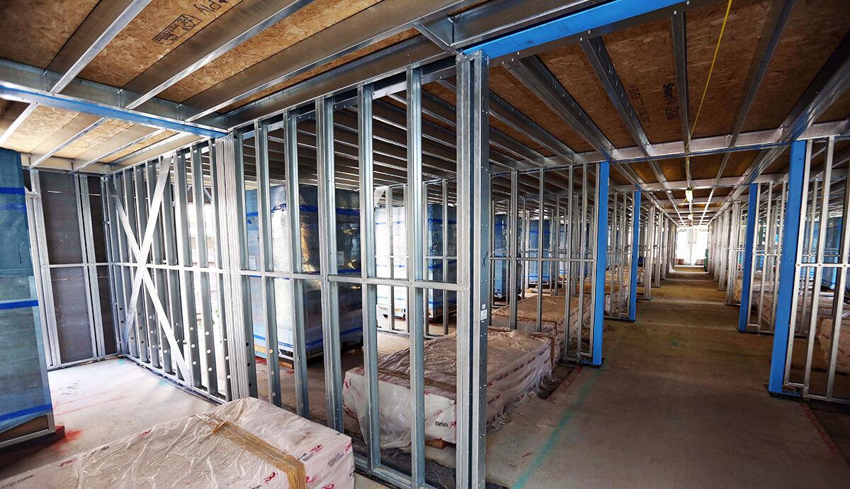 Thank to the Tekla model, the production was very lean, and the model helped reduce waste