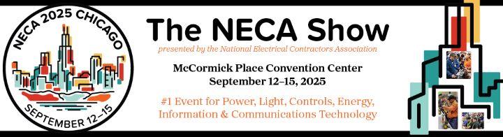 National Electrical Contractors Association (NECA) Show logo