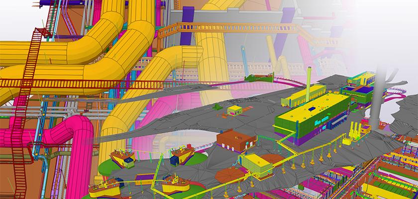 Blominmäki Wastewater Treatment Plant in Finland - BIM Model