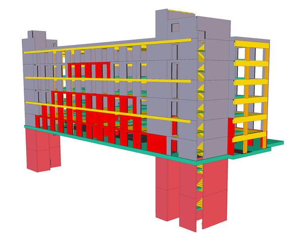 Farbcodierung im 3D-Modell mit Tekla BIM-Software